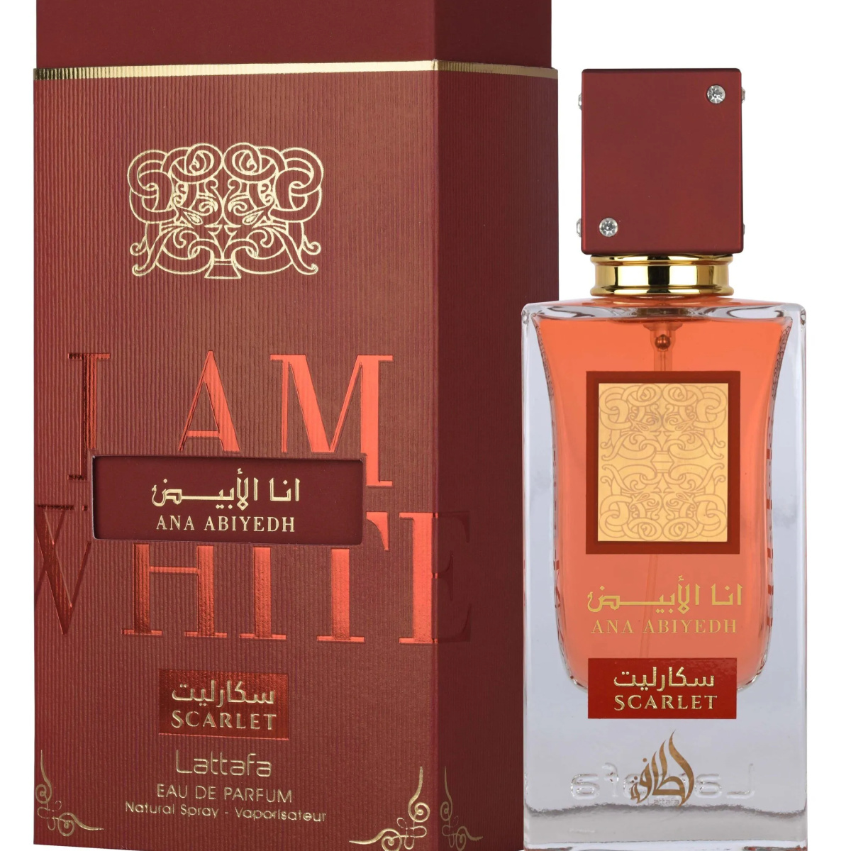 Lattafa Ana Abiyedh Scarlet Eau de Parfum- 60ML